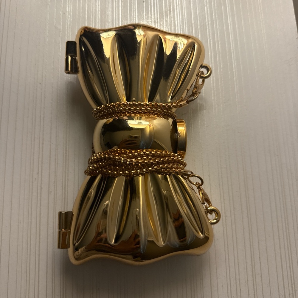 SHEIN Gold Clutch Bag